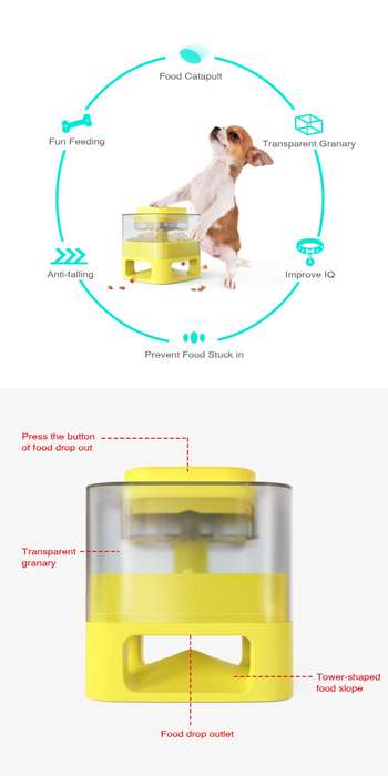 Press the Button Doggie Treat Dispenser