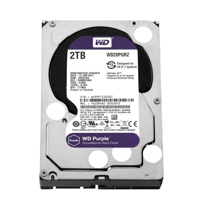 2TB 3.5" SATA HDD (pre-owned)