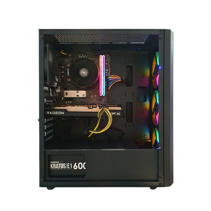 Ryzen 5 5500 with RX 6600 XT 8GB - 16GB RAM, 256GB NVMe SSD