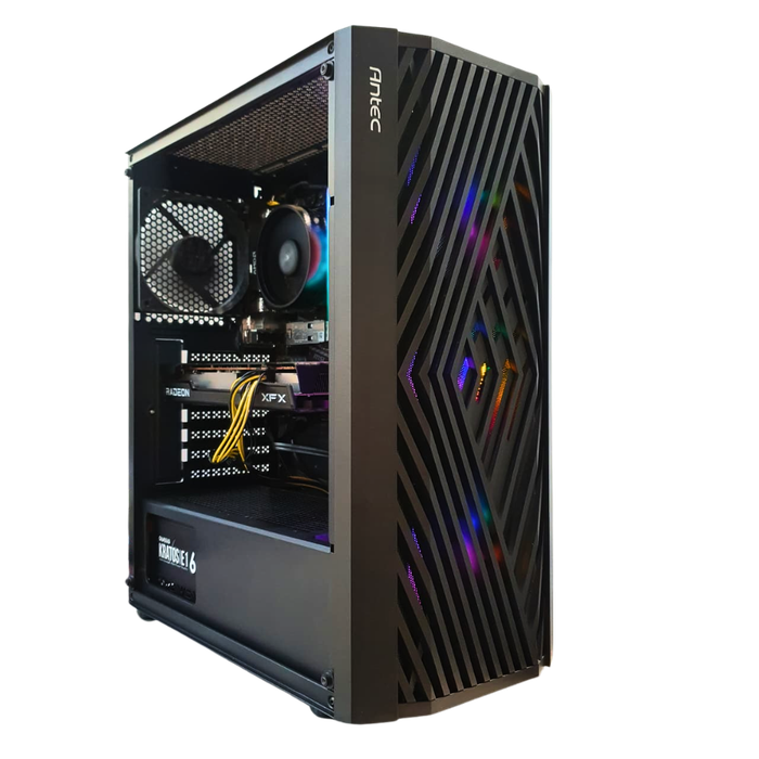 Ryzen 5 5500 with RX 6600 XT 8GB - 16GB RAM, 256GB NVMe SSD