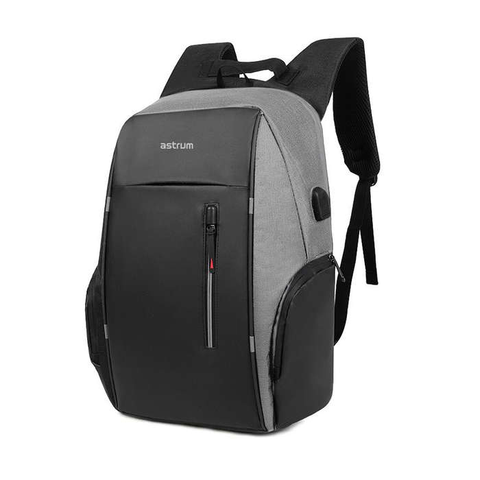 Astrum 15 Inch PU Laptop Backpack with USB Charging Port - LB210