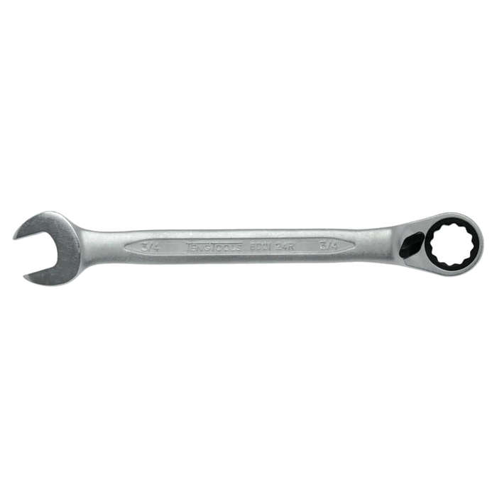 Teng Tools 3/4 Inch 72 Teeth SAE Ratcheting Combination Wrench - 600124R