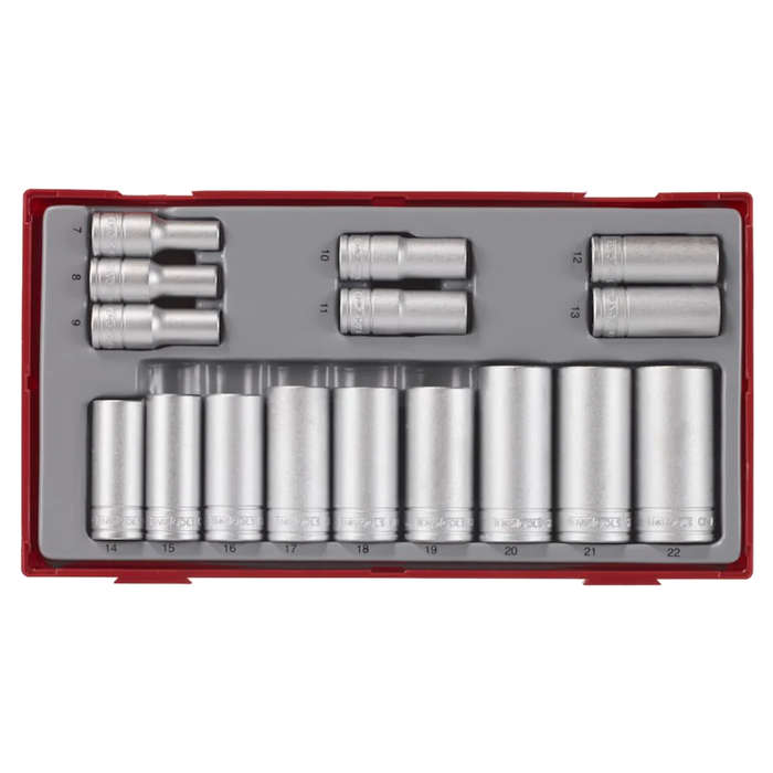 3/8inch SOCKET SET 12 PT TT1 16 PIECES