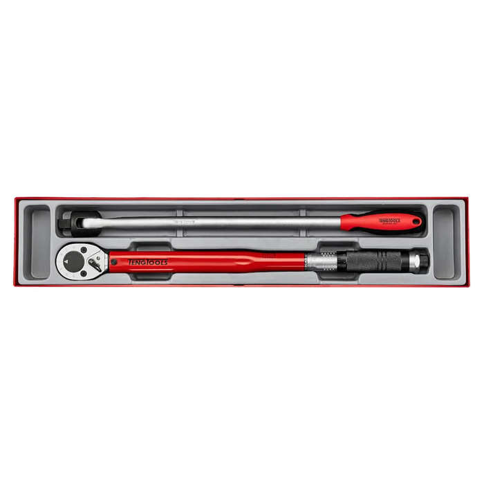 2PC 1/2inch Drive Torque Wrench (40-210Nm) and breaker Bar Set