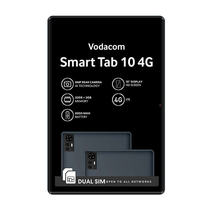 Vodacom Smart Tab 10 4G 32GB - Black