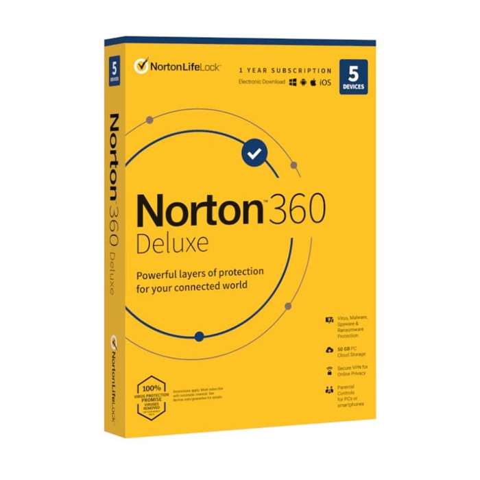 Norton 360 Deluxe (5 Device/50GB)