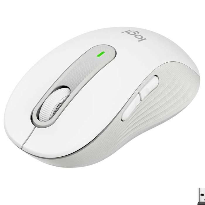 Logitech M650 Signature Wireless Mouse - White