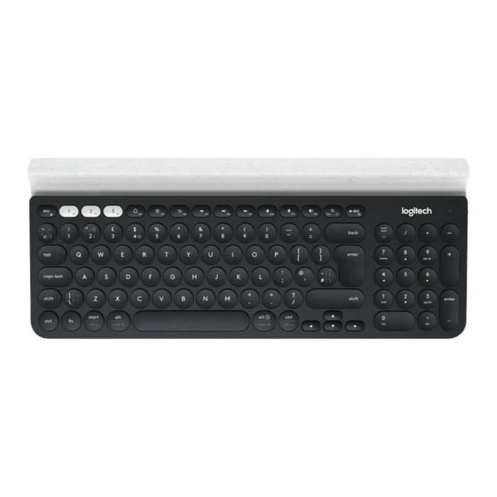 Logitech K780 Multi-Device Wireless Keyboard - Dark Grey / Speckled White