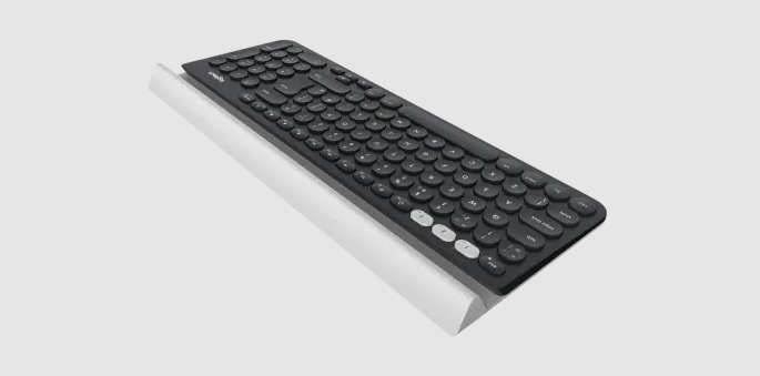 Logitech K780 Multi-Device Wireless Keyboard - Dark Grey / Speckled White
