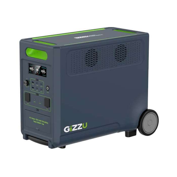 Gizzu Hero Ultra 3840Wh UPS with Fast Charging Portable Power Station