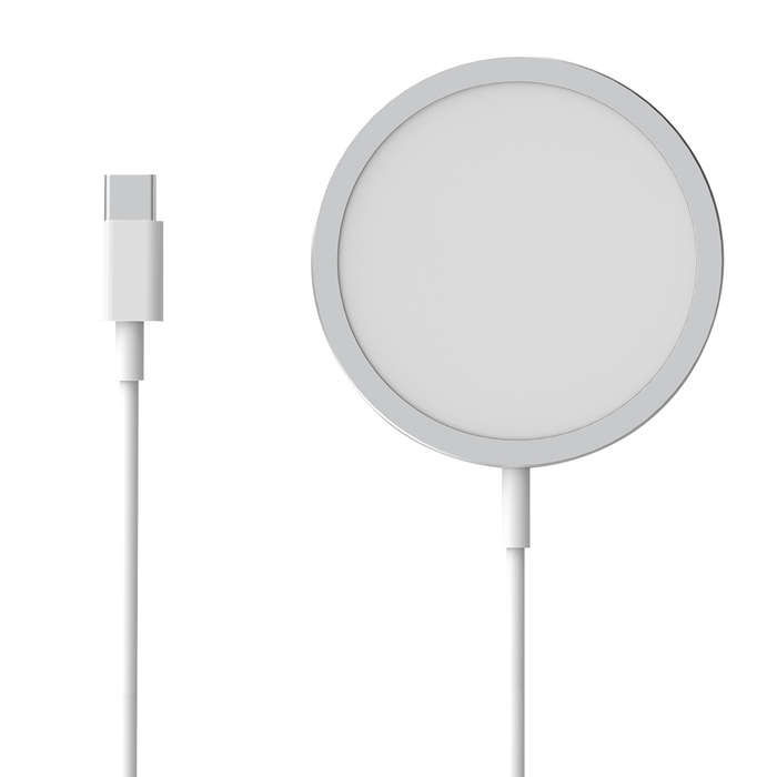 15W Wireless Magnetic Charger for iPhone  X / 11 / 12 - USB-C