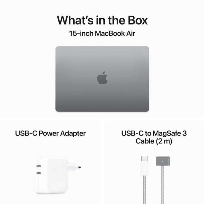 Apple 15-inch MacBook Air M3 Chip 16GB 256GB - Space Grey