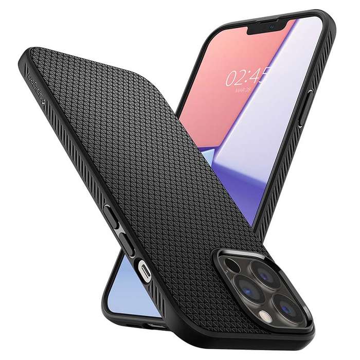 Spigen Apple iPhone 13 Pro Max Liquid Air Case - Matte Black
