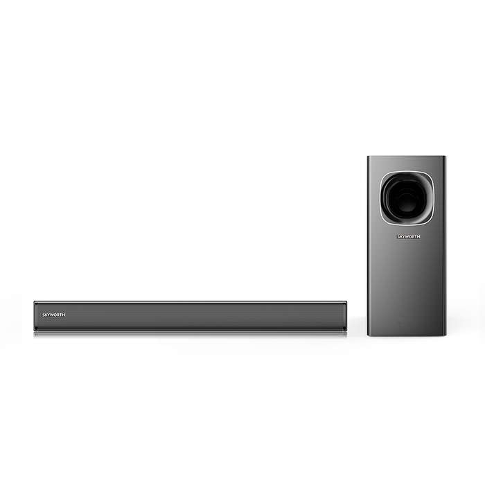 Skyworth 2.1CH Soundbar with Wireless Subwoofer - Black