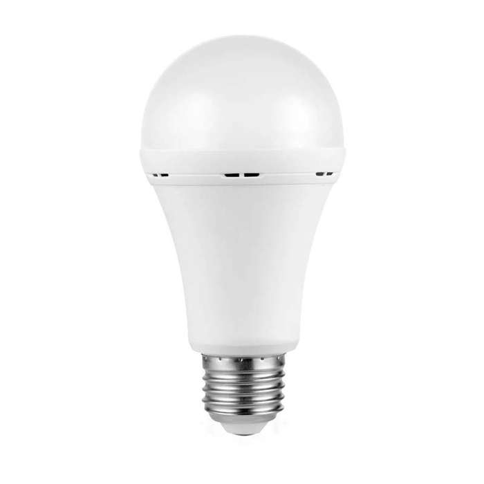 Switched 5W A60 Rechargeable E27 LED Light Bulb - Cool White