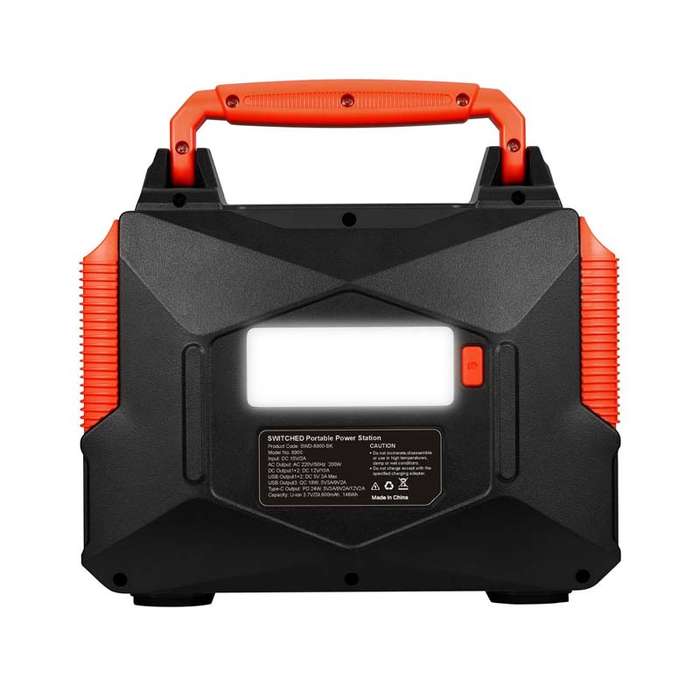 Switched 200W Portable Power Station (166.5WH)