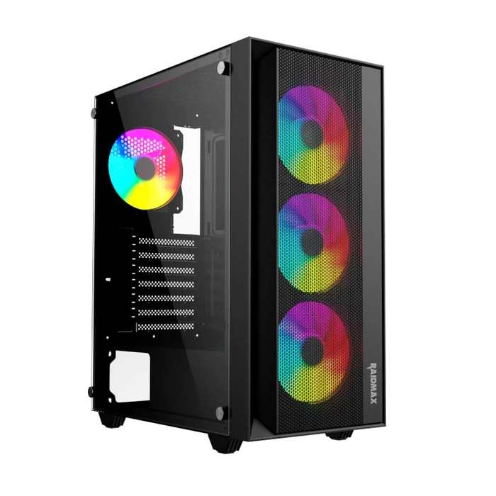 Raidmax Vector V100 ATX ARGB Gaming Chassis - Black