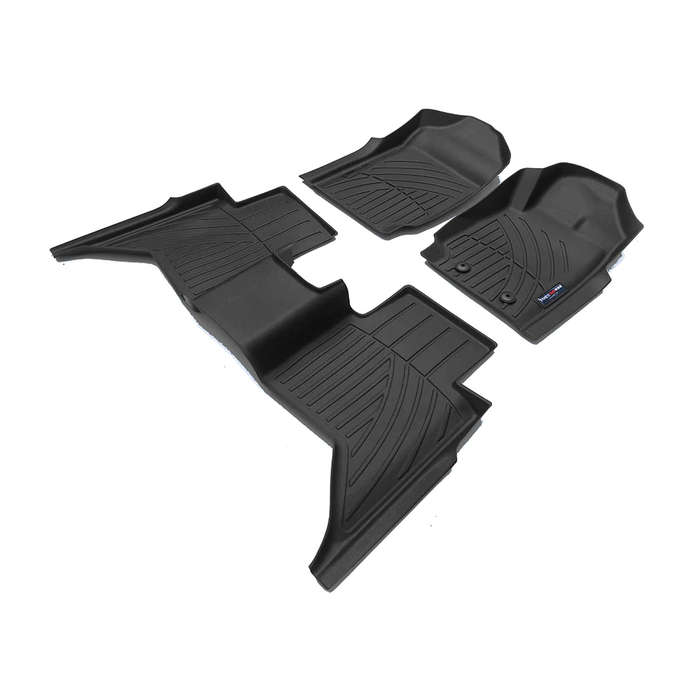 Toyota Hilux Rubber mat set Single or Double cab Moulded Revo 2016-