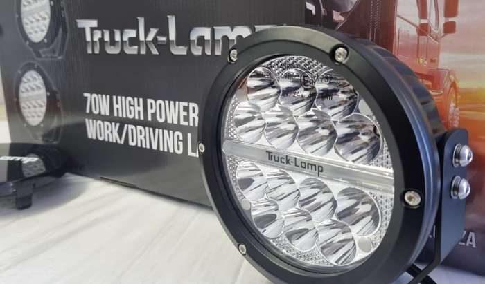 LED Spot light with park lights 70watts Truck Lamp (with or without amber covers)