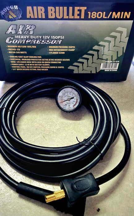 Compressor 12v in ammo case 180lpm