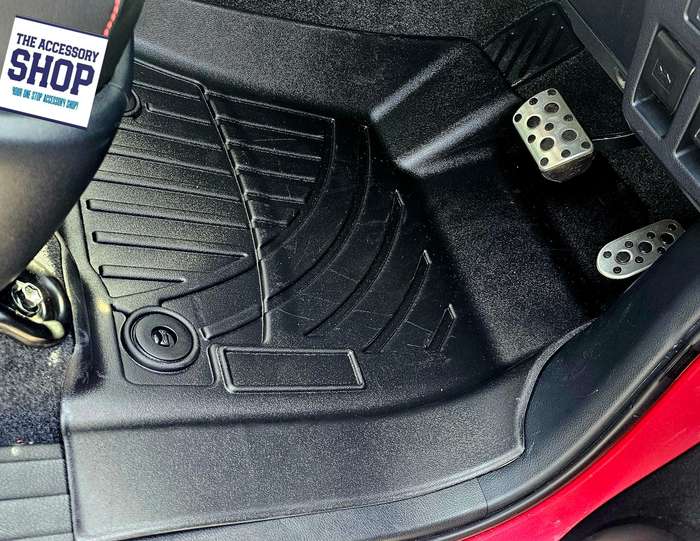Toyota Hilux Rubber mat set Single or Double cab Moulded Revo 2016-