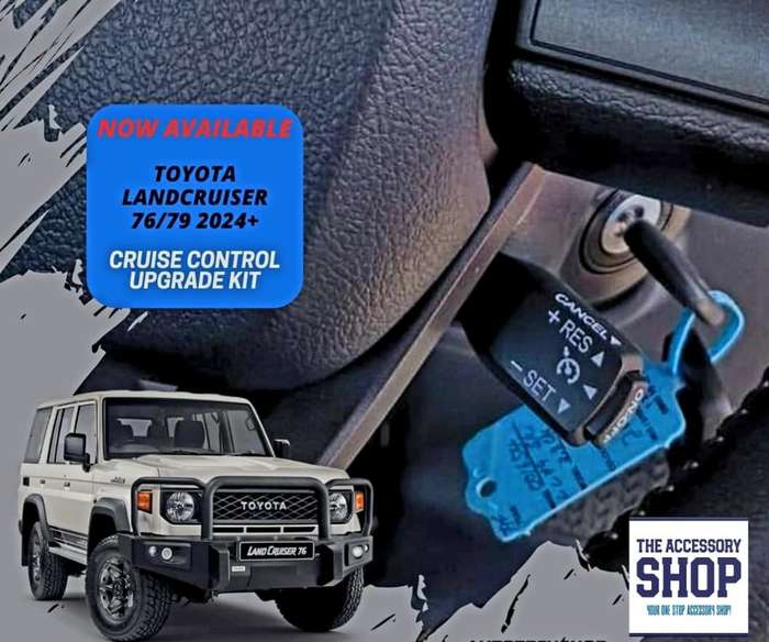 Toyota Landcruiser 2.8 Auto cruise control, Reverse Camera and steering wheel button combo deal