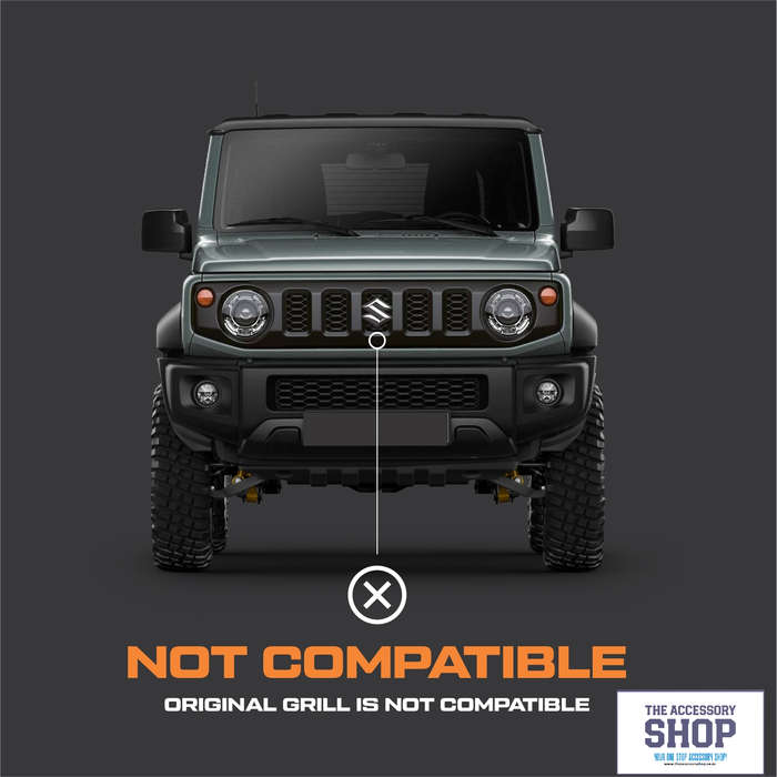 Suzuki Jimny Tactical Badge (Matt Black) With or without Grill