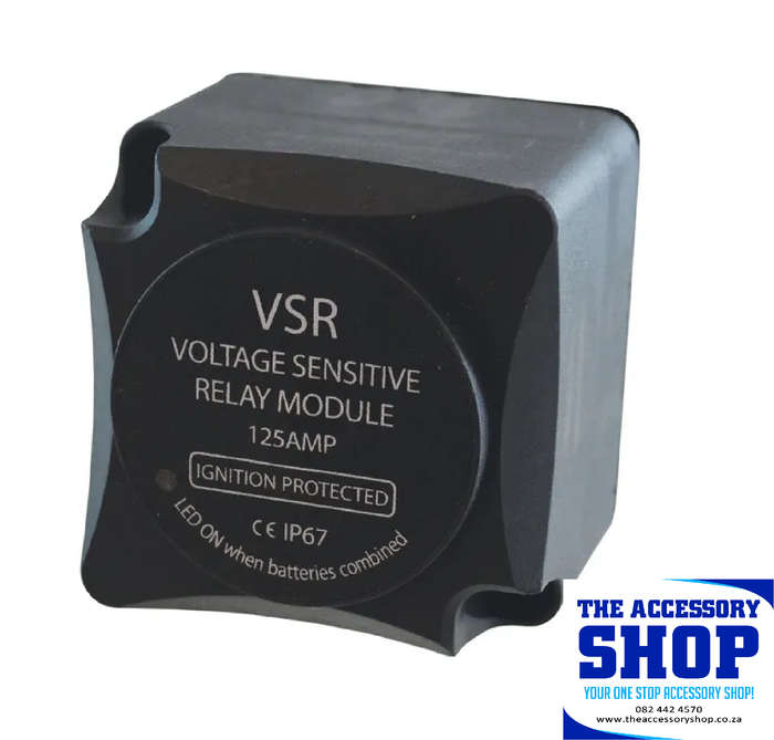 Battery Isolator Smart VSR 125 AMP Voltage Sensitive Relay