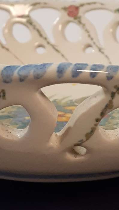 Gouda Zenith Bowl - pierced edges- 17 cms