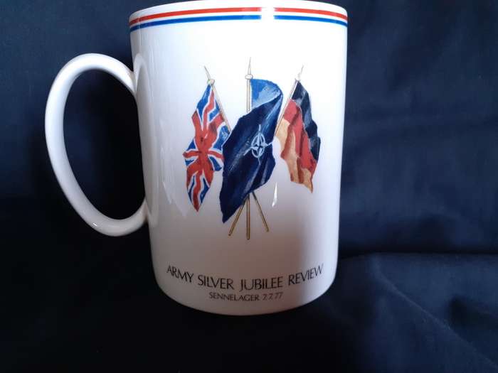 ER2 Silver Jubilee Programme Sennelager:  Wedgewood Tankard Mug