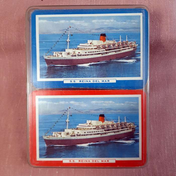 2 decks of Shipping playing cards - S.S Reina del Mar