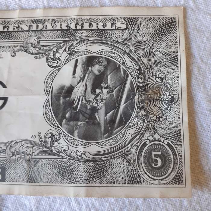 Playboy stripclub Calendar girl dollars money