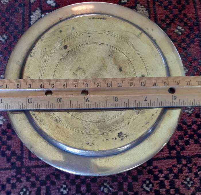 Dutch Brass pot/container humidor - 18 cms x 16.5 cms1 kg