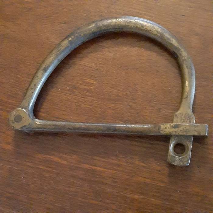 Army brass kit bag lock