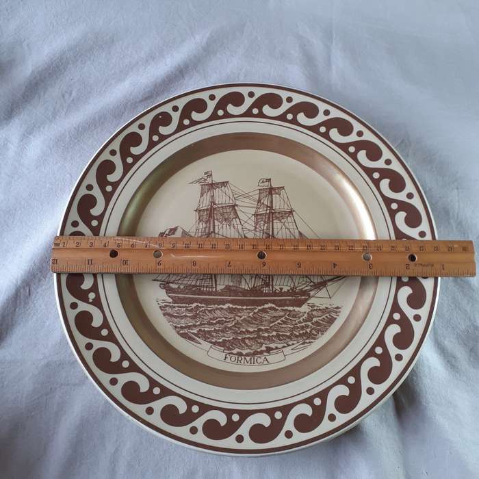 Maritime Shipping plate- Danish Brig "FORMICA "