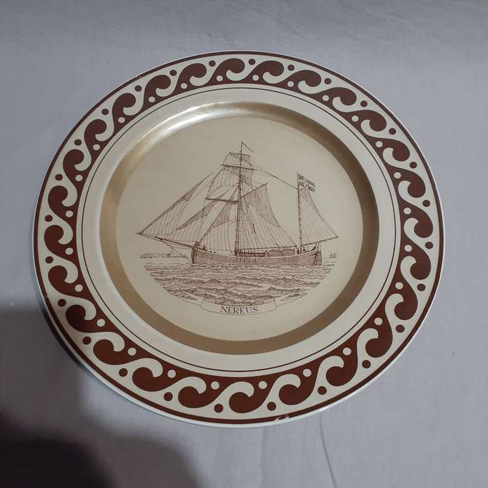 Maritime Shipping plate -  "Nereus" - Ottensten Denmark decorative plate