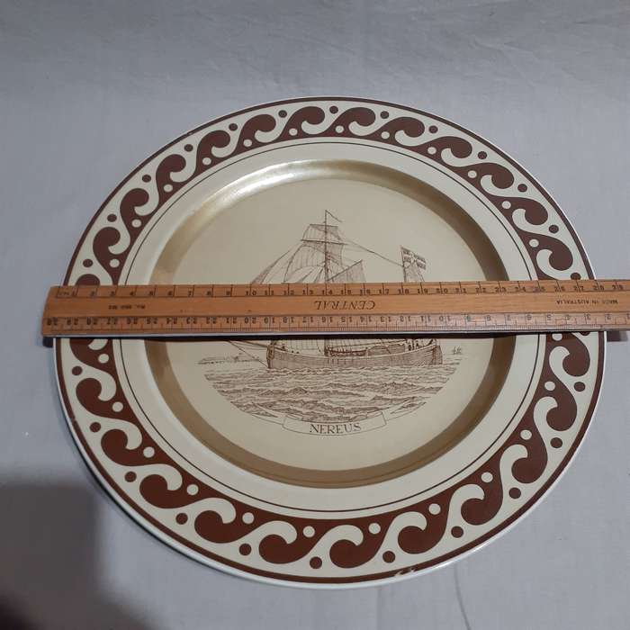 Maritime Shipping plate -  "Nereus" - Ottensten Denmark decorative plate
