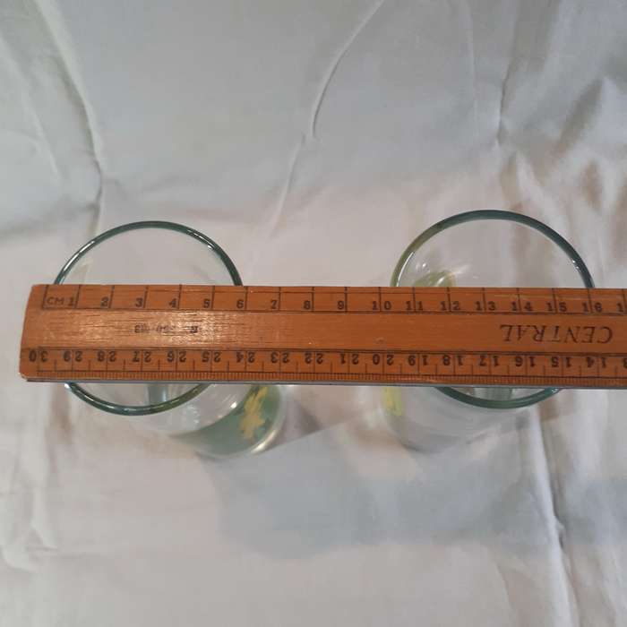 Vintage Girlie Bar Glasses Nude (with added stars) 2 glasses