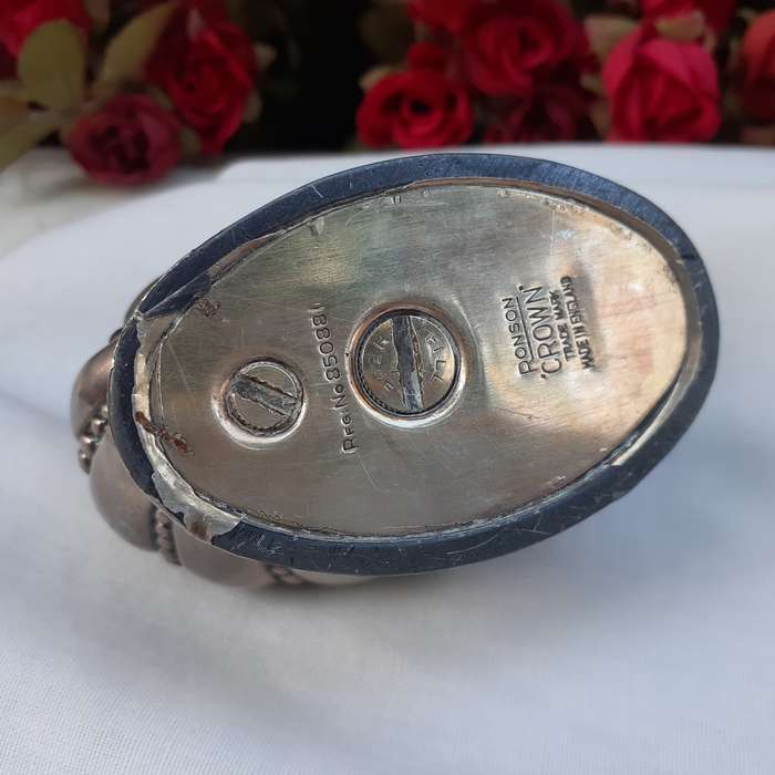 Ronson Table Lighter - silver plateed cigarette cigar lighter