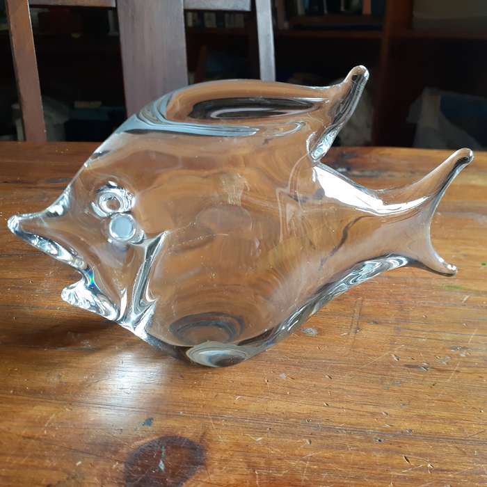 Clear Glass handmade fish