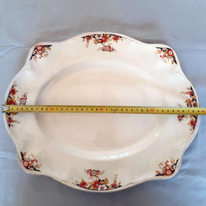 Lg porcelain Platter - Johnson Bros Victorian Pattern  -  40 cms