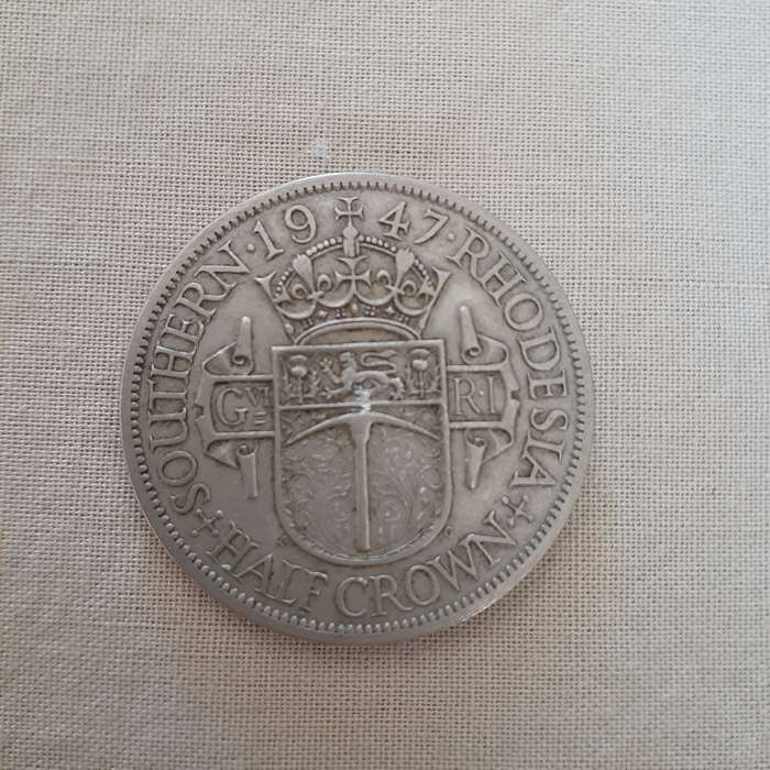 Rhodesian half crown 1947   (no 2)
