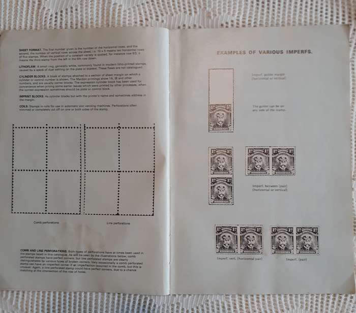 The Rhodesia Stamp Catalogue soft cover 1980 Rhodesia Philatelic Agencies 15 x 22 cms