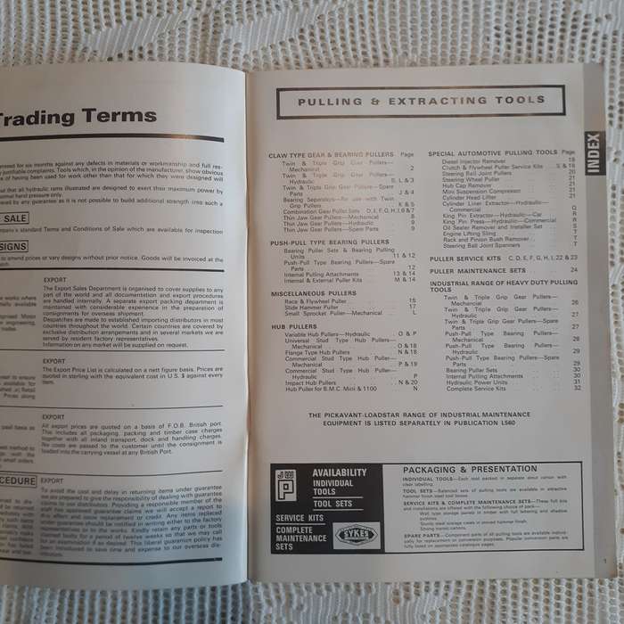 Auto Service Tools etc Catalogue - Sykes and Pickavant Tools Catalogue SP2