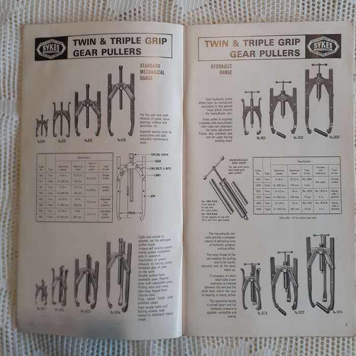 Auto Service Tools etc Catalogue - Sykes and Pickavant Tools Catalogue SP2