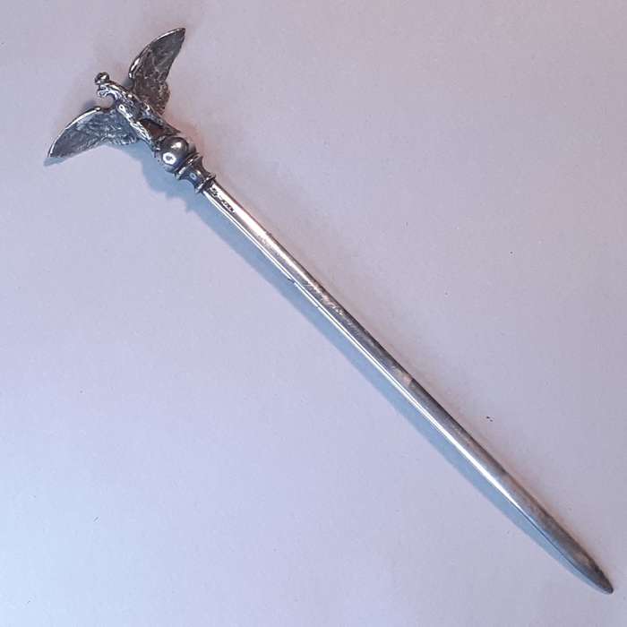 WMF Prussian German letter opener - silver plated Eagle