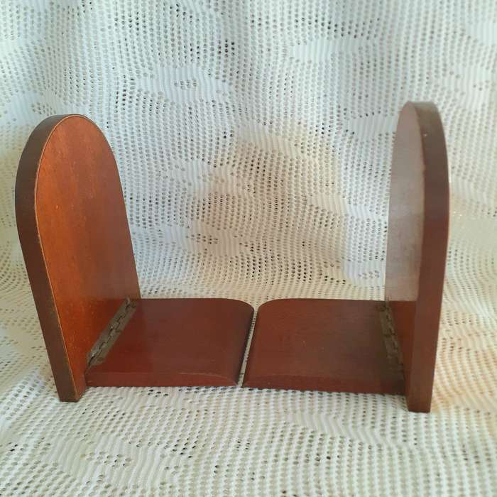 Italian wooden Marquetry Bookends - book holders