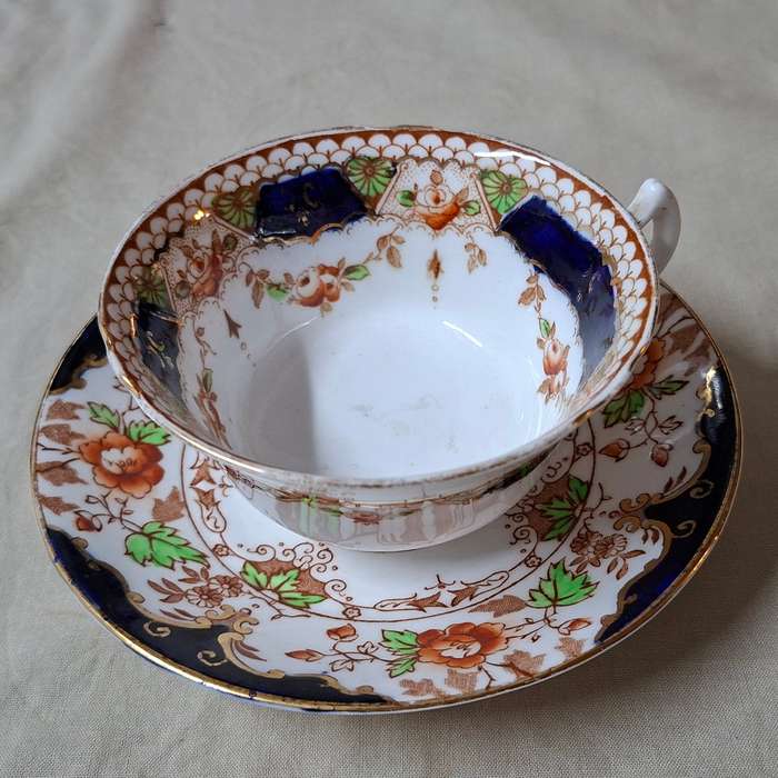 Antique Dutchess China Tea Cup and Saucer Duo