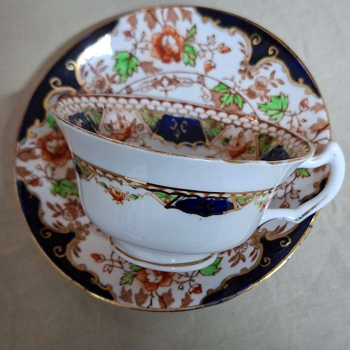 Antique Dutchess China Tea Cup and Saucer Duo