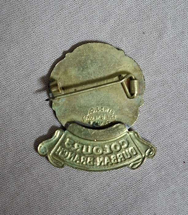 Enamel Horse Badge Pin - Pony Club - British Horse Society - Colours Durban Branch